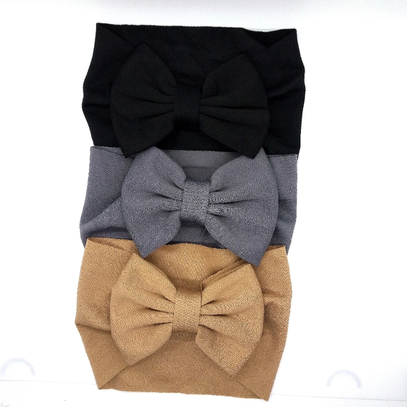 Baby girl head wrap bows - Picture 3 of 5